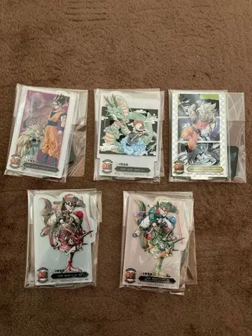 제일복권 드래곤볼 40th 그 두 번째 F상 아크릴 시크릿 포함 5점