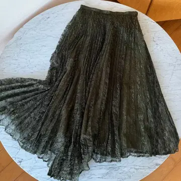 르쉘 블루 플리츠 스커트 사이즈 36