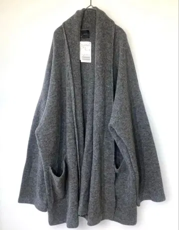 새상품 Spick & Span 그레이 롱 오픈 코트 가디건