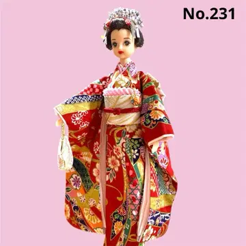 No.231 제니 기모노 모모코 인형 기모노 27cm 인형 기모노