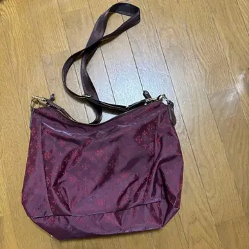 russet 와인 레드 숄더백