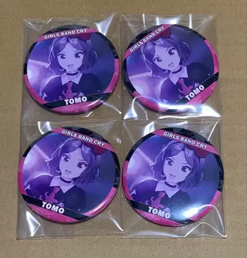 걸즈 밴드 크라이 에비즈카 토모 캔뱃지 4점