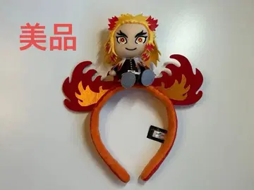 렌고쿠 쿄쥬로 머리띠 불꽃 디자인 유니버셜 USJ 귀멸의 칼날