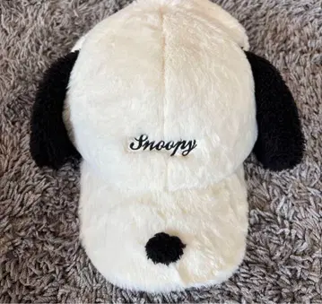 스누피 귀도리 모자