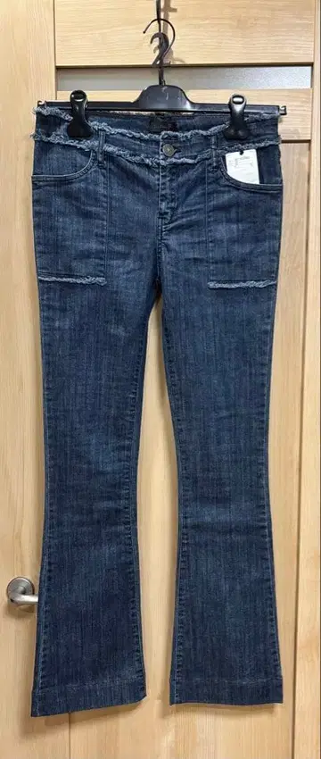 미사용 새상품 Kristin T 부츠컷 데님 다크 데님