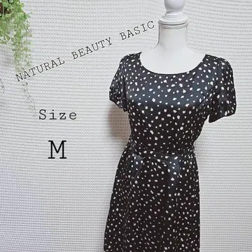 NATURAL BEAUTY BASIC 반팔 미니 원피스 M