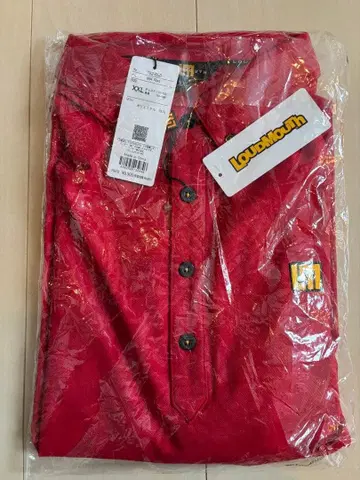 Loudmouth XXL 레드 셔츠