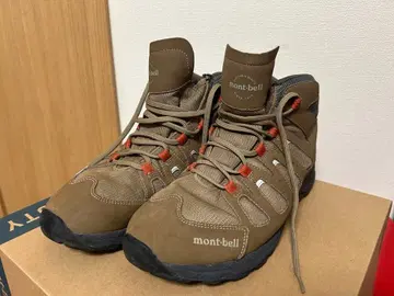 mont-bell 등산화 어린이용 25.0cm 브라운