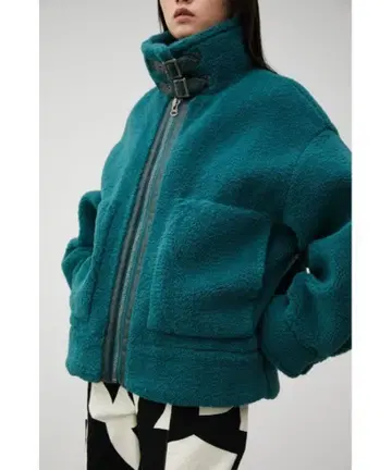 터콰이즈 플리스 자켓 M
