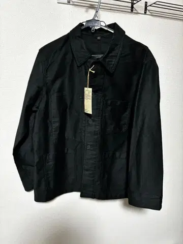 [ 새상품 ] 무인양품 몰스킨 커버올 블랙 L 사이즈