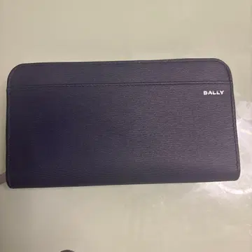 BALLY 네이비 장지갑