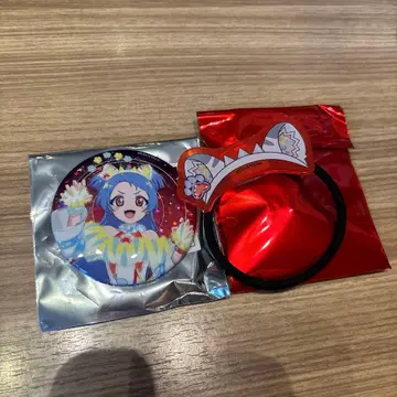 비밀의 아이프리 POPUP 트레이딩 홀로 캔뱃지 머리끈 비비