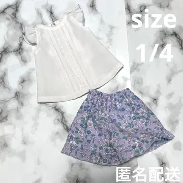 1월 4일 1/4 인형 의류 셔츠 + 숏 팬츠