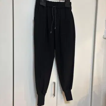 세븐 페어리 프라이오리티 블랙 조거 팬츠