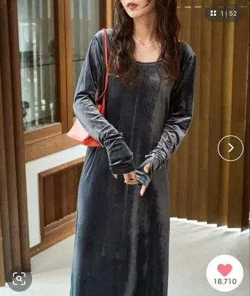 미사용 새상품 벨로아 원피스