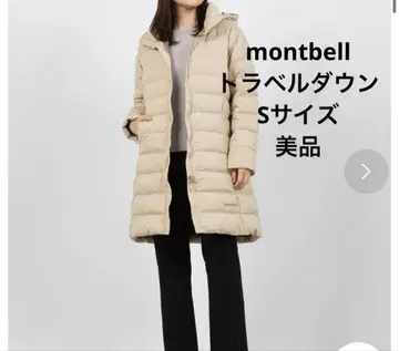 새상품급 mont-bell 트래블 다운 롱 코트 여성 사이즈 S