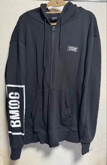 BMSG 집업 후드티 블랙 XL