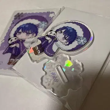 우쿄 마오 홀로그램 아크릴 스탠드 클리어 카드 크리카 브레마이