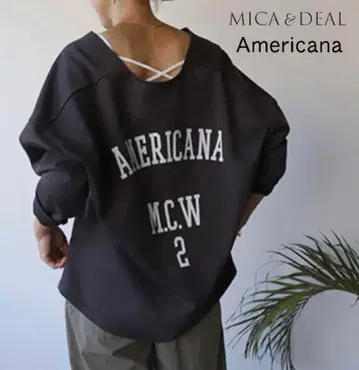 아메리카나 별주 마이카앤딜 V넥 풀오버
