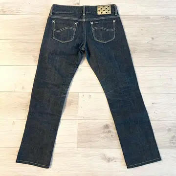 리 로우라이즈 스트레이트 데님 다크 네이비 M 사이즈