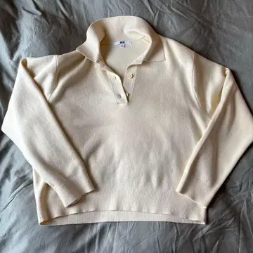 Uniqlo 스무스 코튼 폴로 스웨터