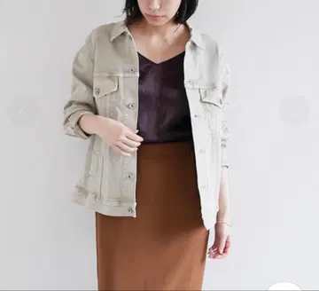 야누크 오버 사이즈 데님 자켓