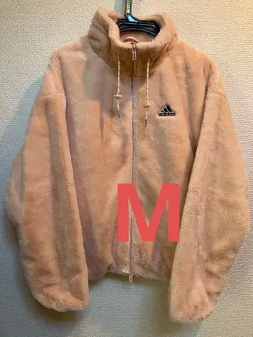 adidas 아디다스 여성용 퍼 자켓 M 핑크 (오렌지보다)