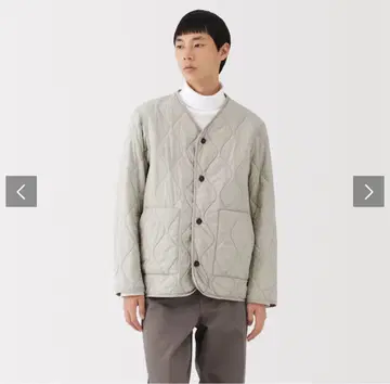 무인양품 금기 신사 포근한 솜 발수 퀼트 자켓 L 시착만 한 상품 새상품