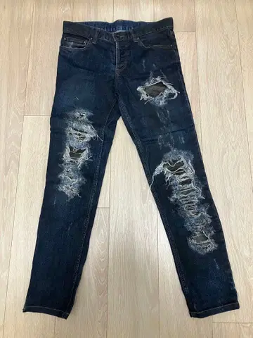 SHELLAC 데미지 데님 팬츠 사이즈 44