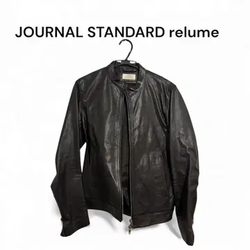 JOURNAL STANDARD relume 블랙 가죽 자켓