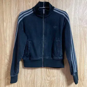 adidas 블랙 데님 자켓 L