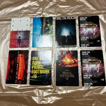 ONE OK ROCK PRIMAL FOOTMARK 멤버 카드 8장
