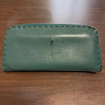 헨리 베글린 그린 가죽 장지갑