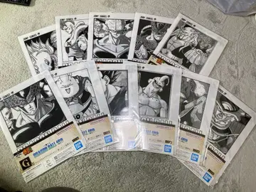 제일복권 드래곤볼 40주년 클리어 파일 G상 11점