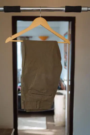 SOPHNET. 올리브색 치노 팬츠 벨트 루프 포함