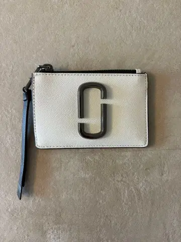 마크제이콥스 코인 케이스 패스 케이스 카드 케이스 화이트 블랙