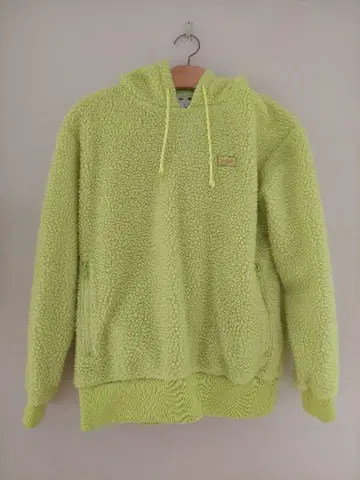 X-girl 플리스 자켓 라임 그린