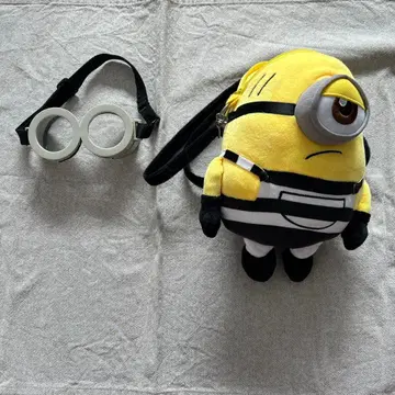 미니언 봉제 인형 고글 포함