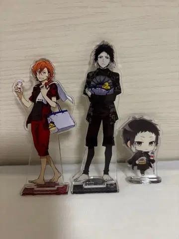 문호 스트레이독스 아크릴 스탠드 3체 세트