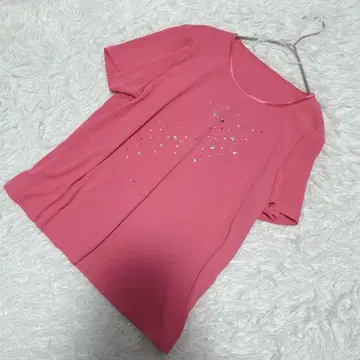 LAPINE BLANCHE 라핀 블랑슈(L) 반팔 블라우스 U넥