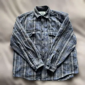 90s OZAAK TRAIL 체크 무늬 플란넬 셔츠