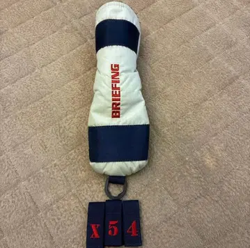 골프헤드커버 브리핑 BRIEFING 유틸리티용 화이트 네이비