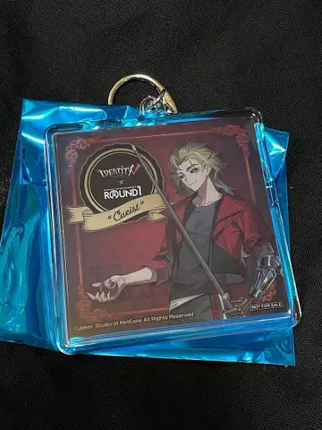 제5인격 라운드 원 스퀘어형 아크릴 키링 당구 플레이어