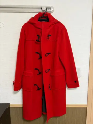 RAGEBLUE Raku Motion 빨간색 더플 코트 M