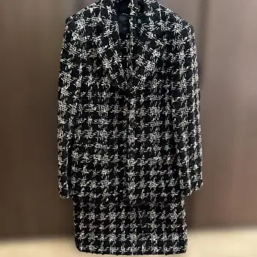 트위드 셋업 블랙/화이트