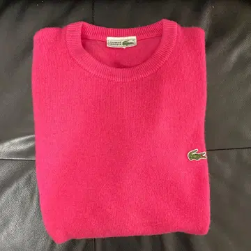 라코스테 CHEMISE Lacoste 핑크 둥근넥 스웨터