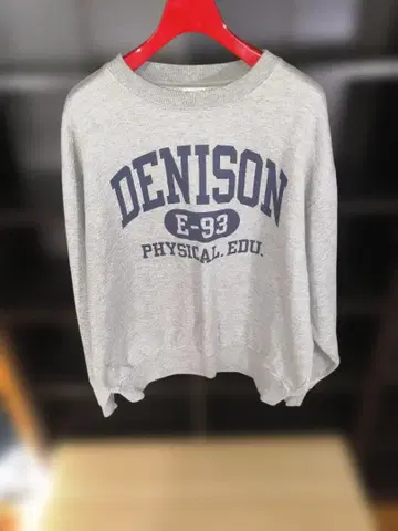 Champion 맨투맨 DENISON E-93 L 사이즈 그레이