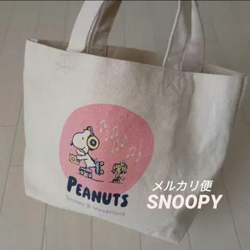 스누피 미니 토트백 런치백 파스텔 피넛