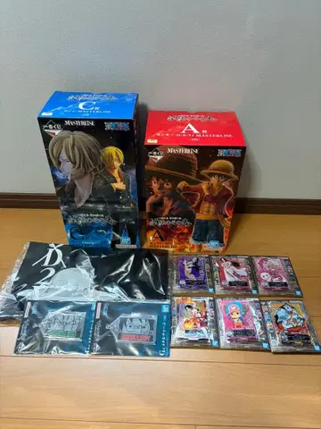 제일복권 원피스 시련의 그 너머 루피 상디 피규어 세트