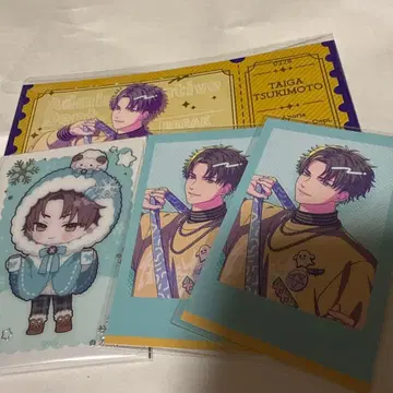 츠키모토 타이거 클리어 카드 사진풍 카드 크리카 페어 특전 티켓풍 카드